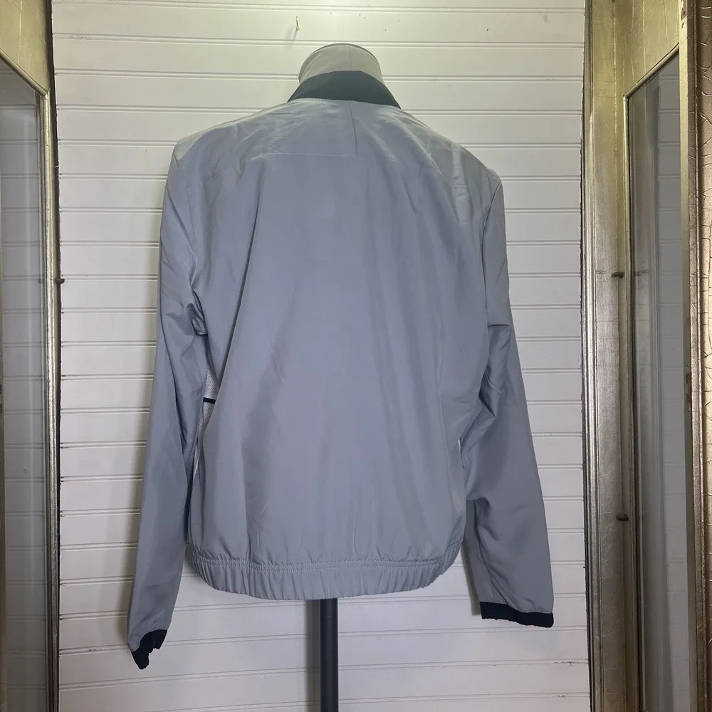 NWT Nike Dri-FIT Kay Yow Cancer Fund Full Zip Wind Breaker Jacket Gray Womens XL - Picture 5 of 10